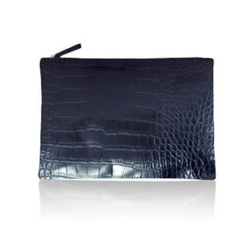 Women Crocodile Pattern Day Clutch Bag PU Leather Women Clutches Ladies Hand Bags Envelope Bag Luxury Party Evening Bags Bolsa