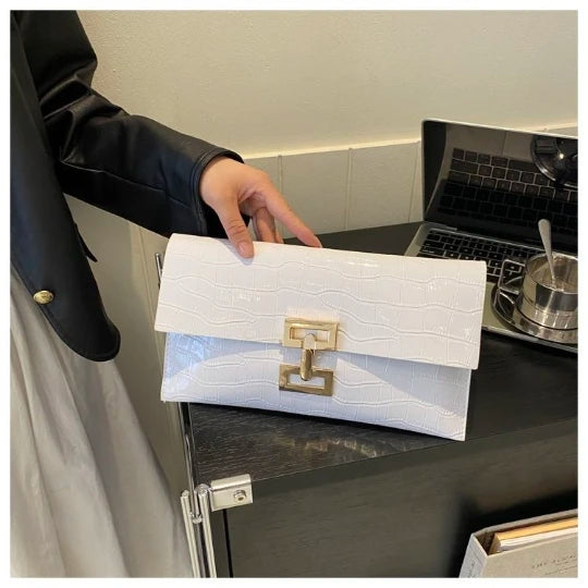 White 2023 Women Evening Bag Lady Party Banquet shoulder Bags Clutch Wedding Woman Handbag Hand Bag Girl Coin PU Envelope Purse