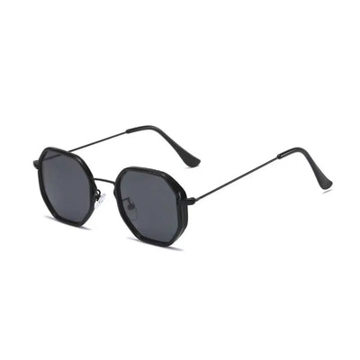 New Fashion Polygonal Sunglasses Outdoor Retro Windproof Sunglasses Sunscreen Sunglasses Lightweight Small Frame Eyewear