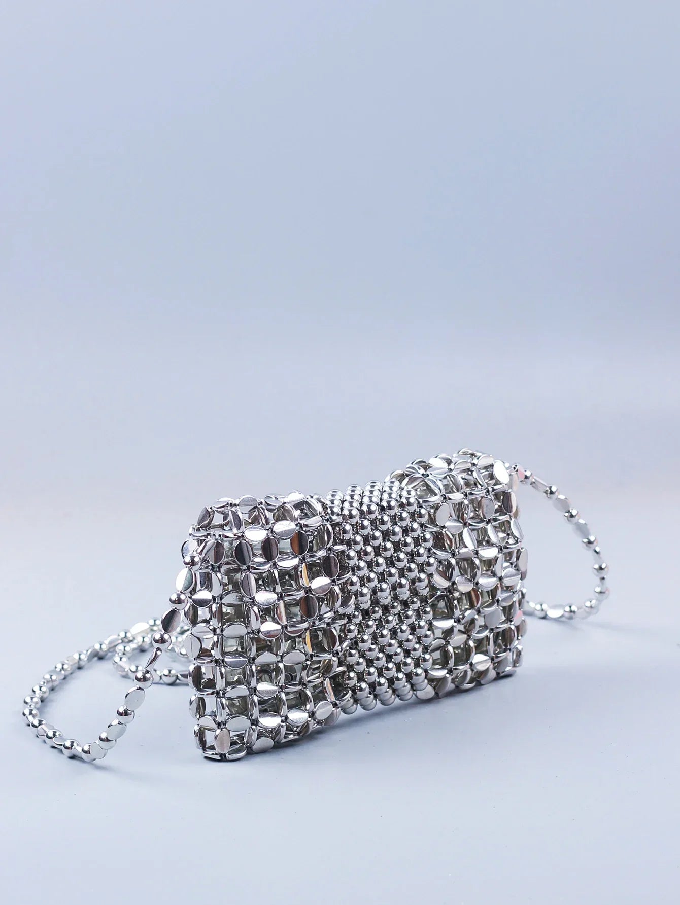 Handmade Bead Bag Long Chain Hand-Woven Celebrity Handbags Designer Ladies Party Bag Beading Top-handle Mini Purses