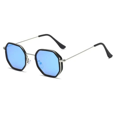 New Fashion Polygonal Sunglasses Outdoor Retro Windproof Sunglasses Sunscreen Sunglasses Lightweight Small Frame Eyewear