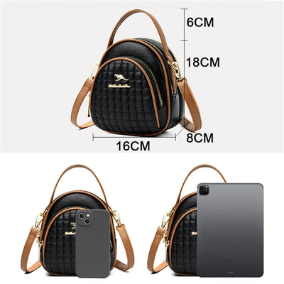 2023 New Ladies Hand Messenger Bags High Quality Soft Leather Purses and Handbags Luxury Designer Women Shoulder Crossbody Bags