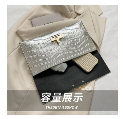 White 2023 Women Evening Bag Lady Party Banquet shoulder Bags Clutch Wedding Woman Handbag Hand Bag Girl Coin PU Envelope Purse