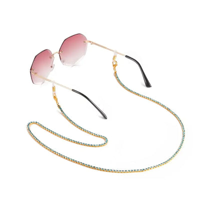 Amaxer Fashion Hollow Solid Circle Five&Four Petal Flower Glasses Chain for Women Sunglasses Chain Eyewears Cord Strap Rope