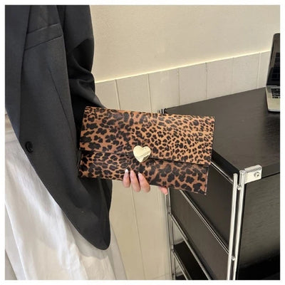 2023 Women Evening Bag Party Leopard Banquet Lady shoulder Bags Clutch Wedding Woman Handbag Hand Bag Girl Coin Envelope Purse