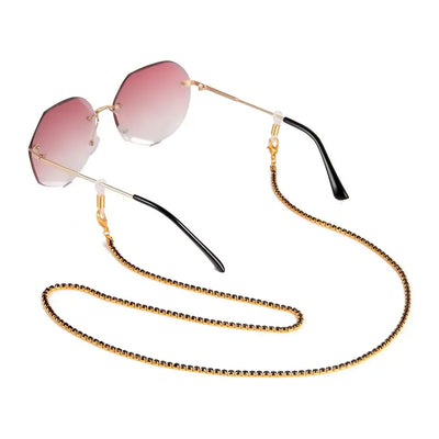 Amaxer Fashion Hollow Solid Circle Five&Four Petal Flower Glasses Chain for Women Sunglasses Chain Eyewears Cord Strap Rope