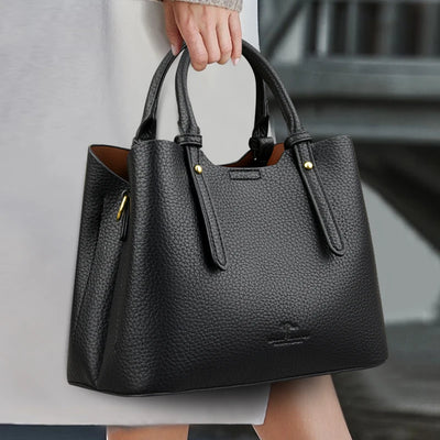 2024 Fashion Handbag For Women Classic Leather Hand Bags Luxury Shoulder Bag Designer Large Tote Ladies Crossbody Bag Female Sac